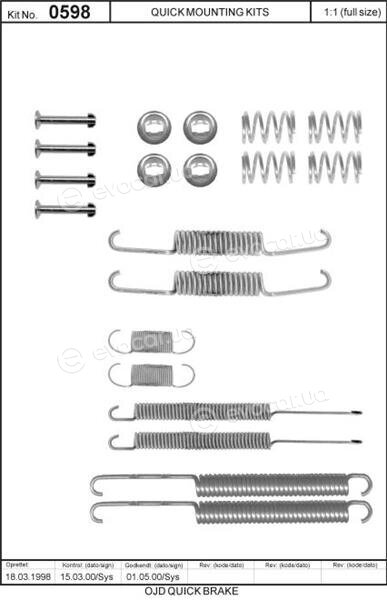 Kawe / Quick Brake 105-0598