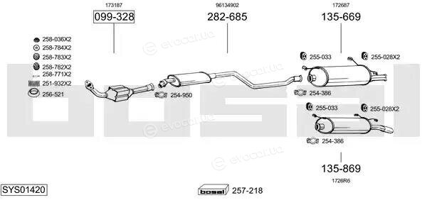 Bosal SYS01420