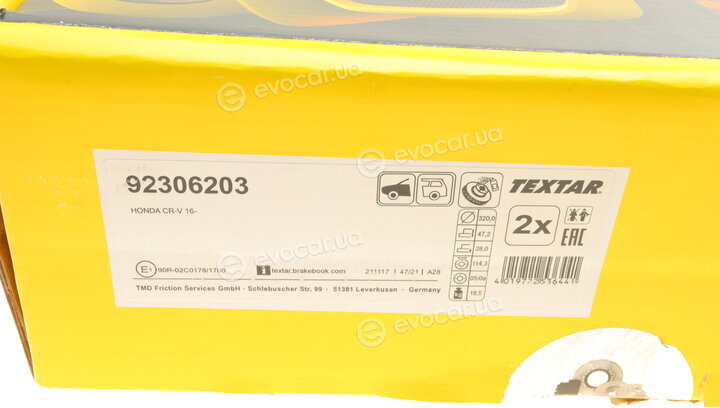 Textar 92306203