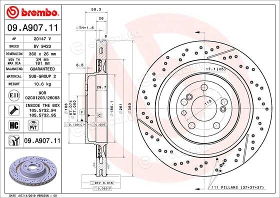 Brembo 09.A907.11