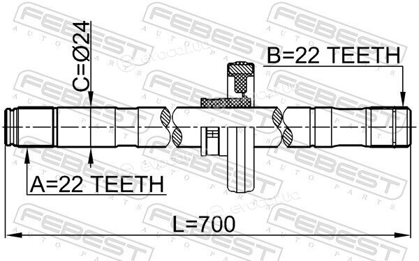Febest 0212-B10ATRH
