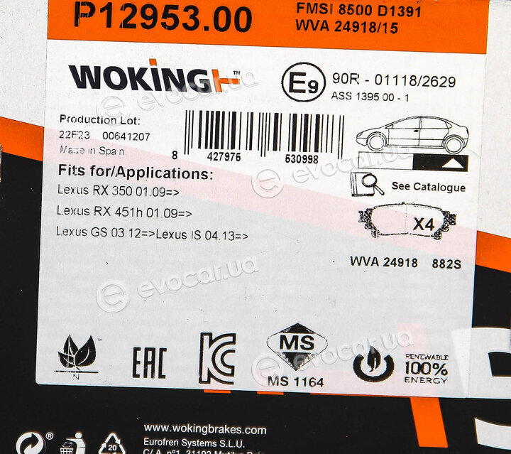 Woking P12953.00