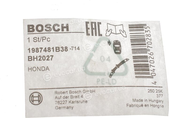 Bosch 1 987 481 B38