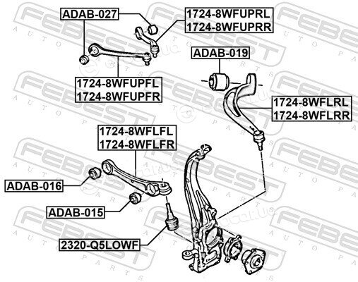 Febest 1724-8WFUPRR