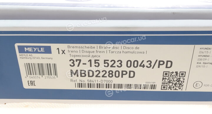 Meyle 37-15 523 0043/PD