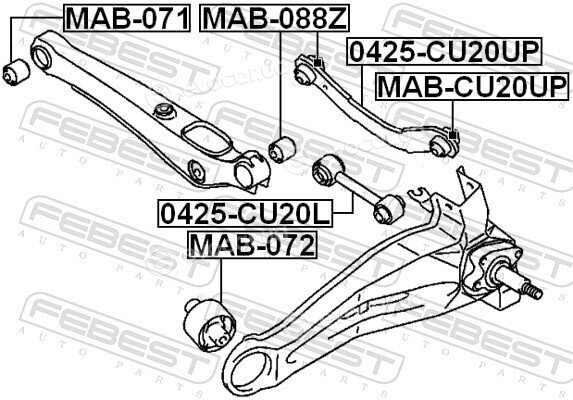 Febest 0425-CU20L