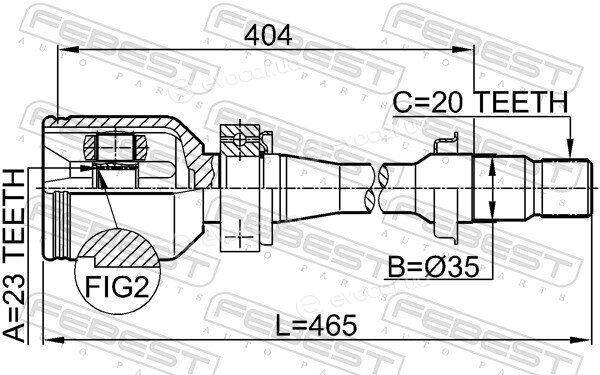 Febest 0111-ST220RH