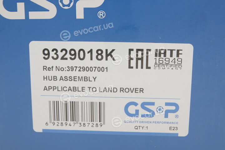 GSP 9329018K
