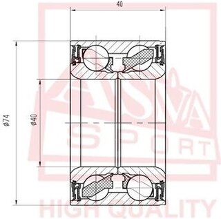 Asva DAC40740040