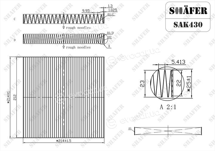 Shafer SAK430