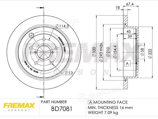 Fremax BD-7081