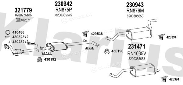 Klarius 720956E