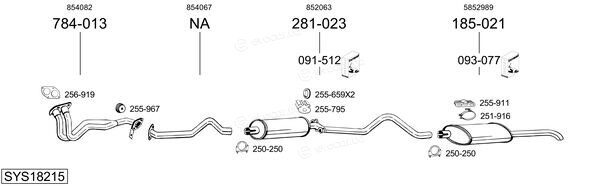 Bosal SYS18215