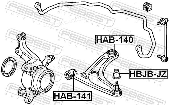 Febest HAB-140