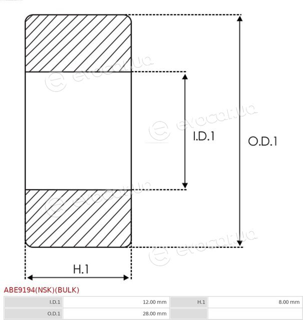 AS ABE9194(NSK)(BULK)