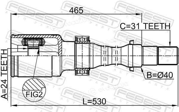 Febest 0511-CX5AT2WDRH