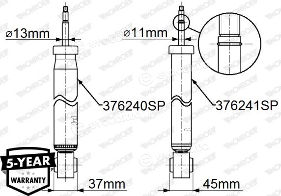 Monroe 376240SP