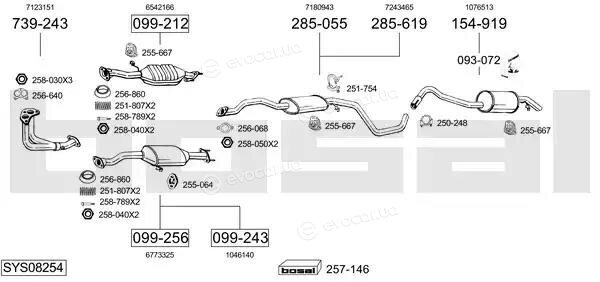 Bosal SYS08254