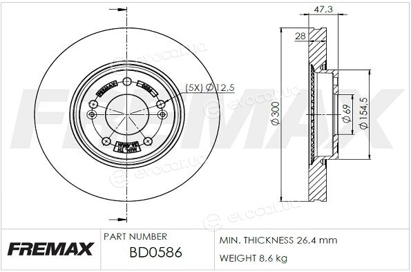 Fremax BD-0586