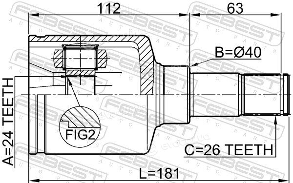 Febest 2111-TC7LH