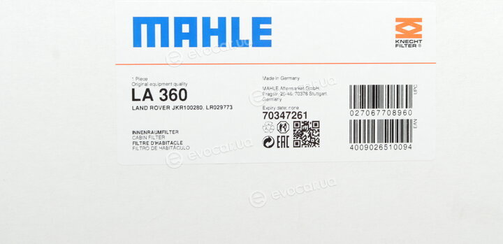 Mahle LA 360