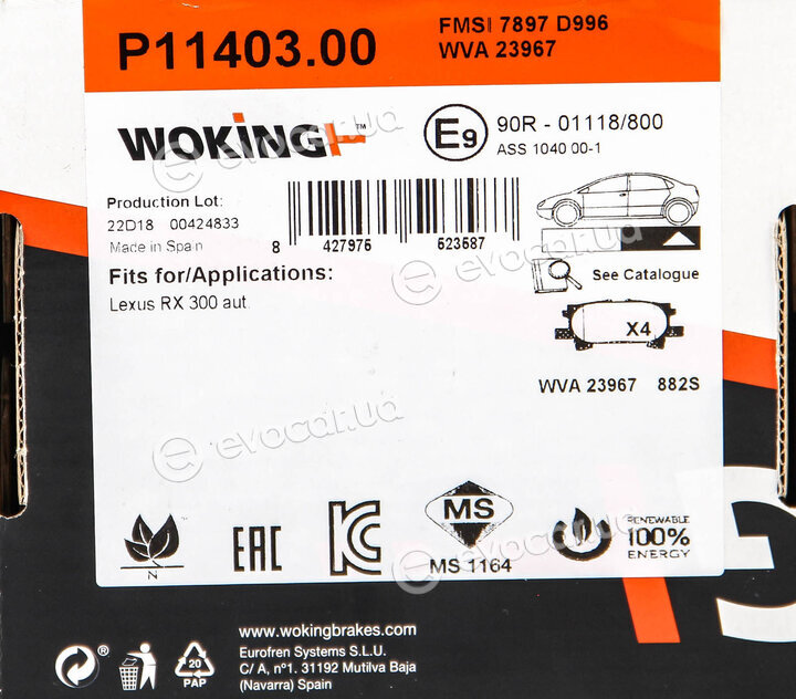 Woking P11403.00