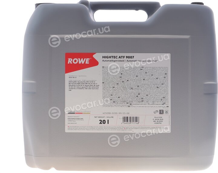 Rowe 25098-0200-99
