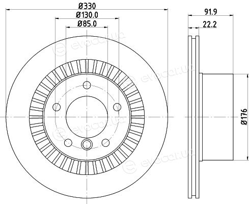 Hella Pagid 8DD 355 126-331