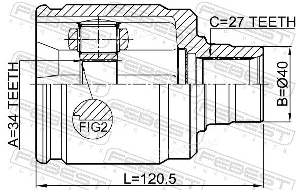 Febest 0311-CL20RH