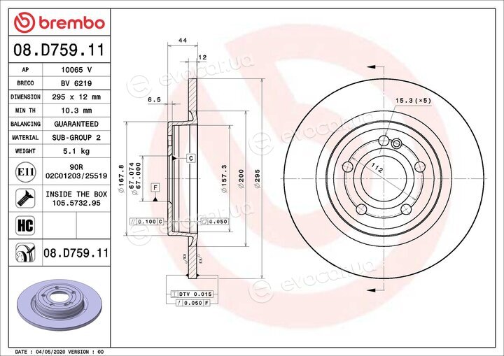 Brembo 08.D759.11