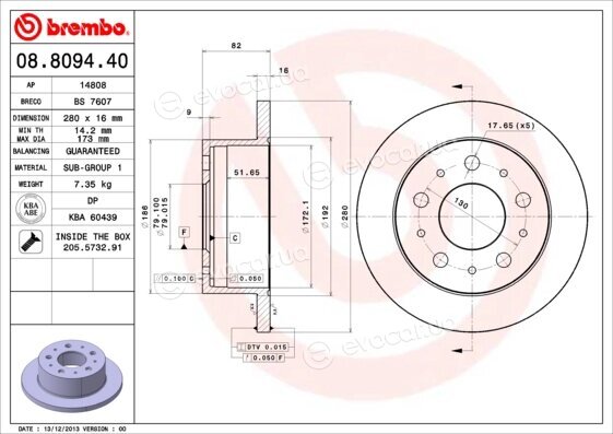 Brembo 08.8094.40