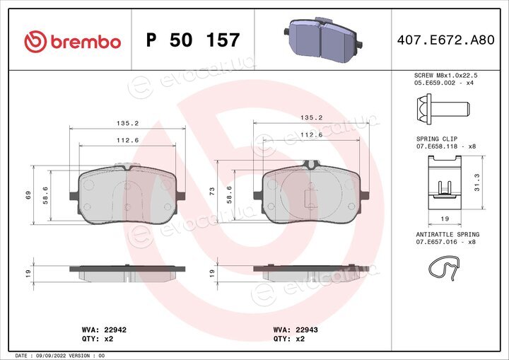 Brembo P 50 157