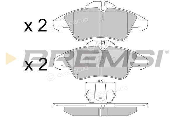 Bremsi BP2687