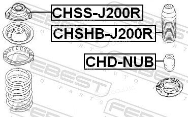 Febest CHSS-J200R