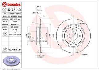 Brembo 09.C175.11