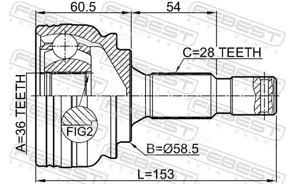 Febest 2510-EXP