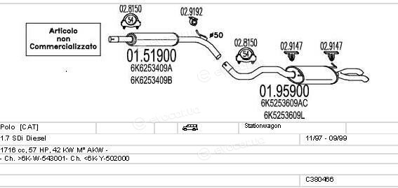 MTS C380466001654