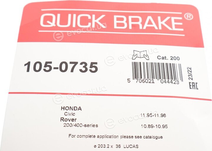 Kawe / Quick Brake 105-0735