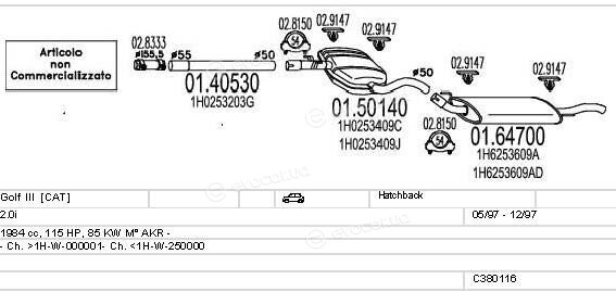 MTS C380116002915