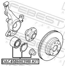 Febest DAC45860039M-KIT