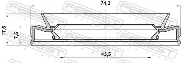 Febest 95HFW-45740818L