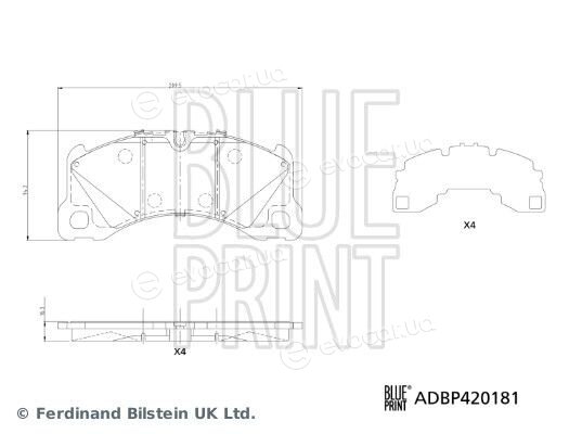 Blue Print ADBP420181