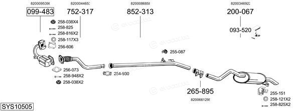 Bosal SYS10505