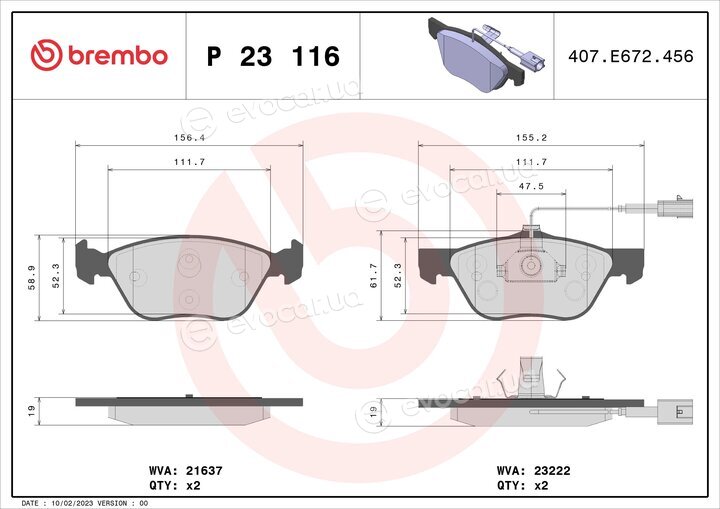 Brembo P 23 116