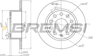 Bremsi CD7334S