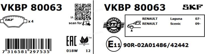 SKF VKBP 80063