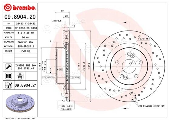 Brembo 09.8904.21