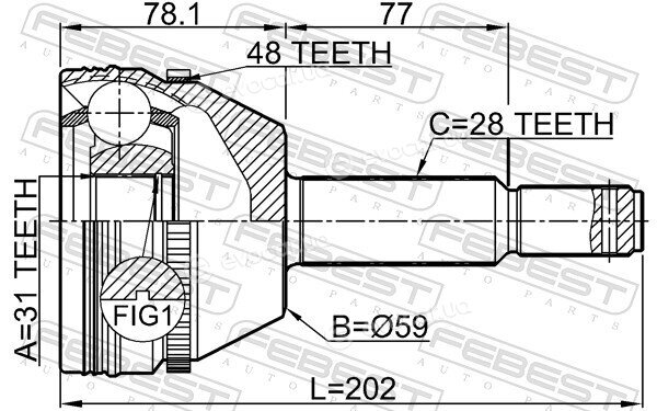 Febest 2110-TRD9A48