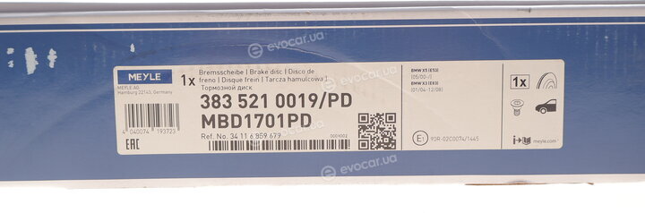 Meyle 383 521 0019/PD
