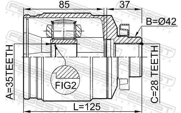 Febest 1211-SFCLRH